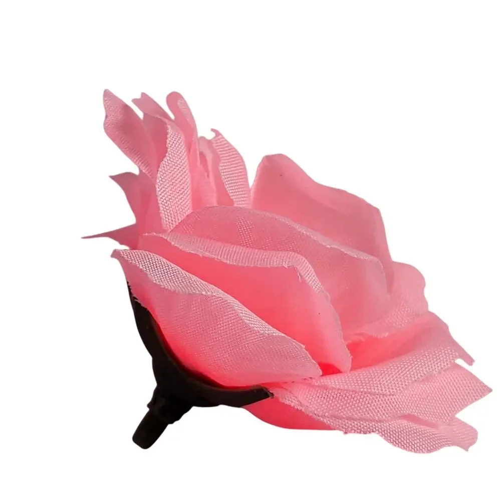 82 Light Pink Silk Rose Heads 2.5in Artificial Flowers Wedding Craft Decor